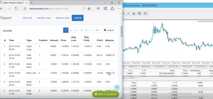 the data should match