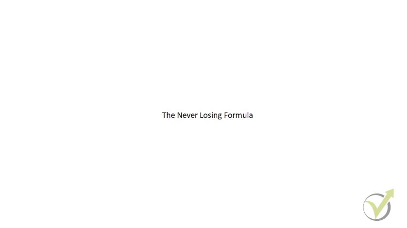 Crypto trading – the idea in Never Losing Formula