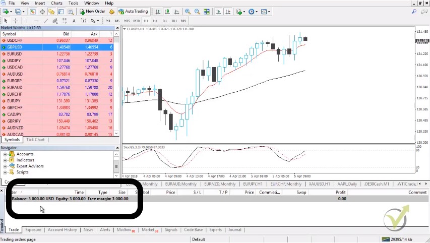 Metatrader balance