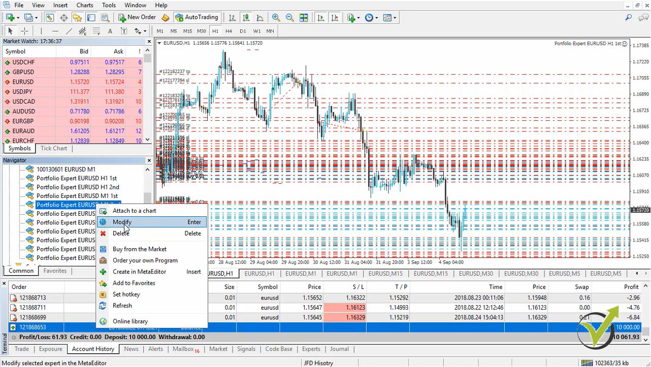 easy way to modify the robot