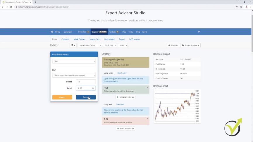 MT4 Expert Advisor Builder for strategies