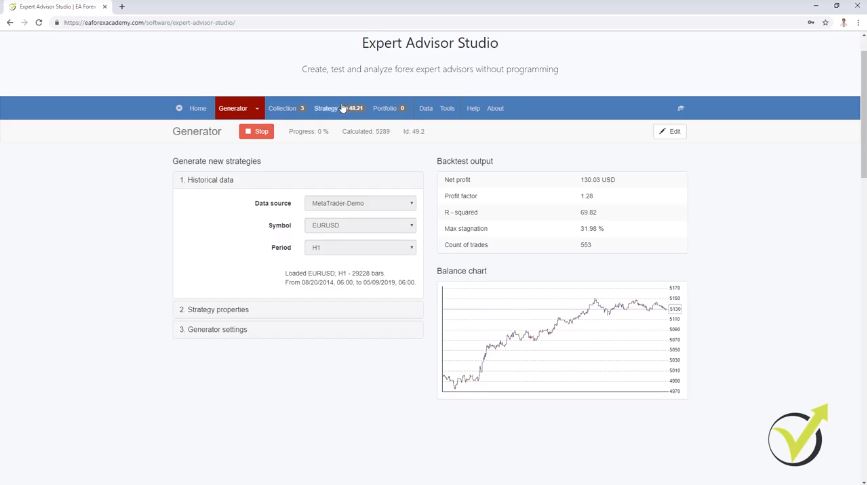 Generator of EA Studio