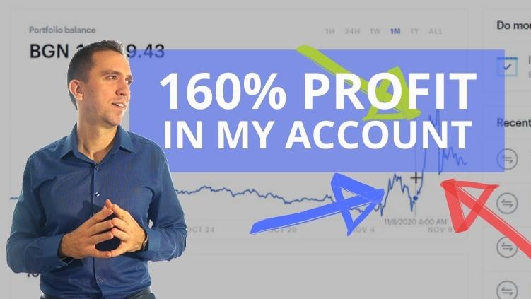 Cryptocurrency Portfolio Tracking: 160% Profit In My Account