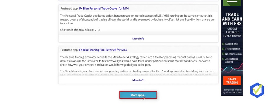 Then I click on More apps