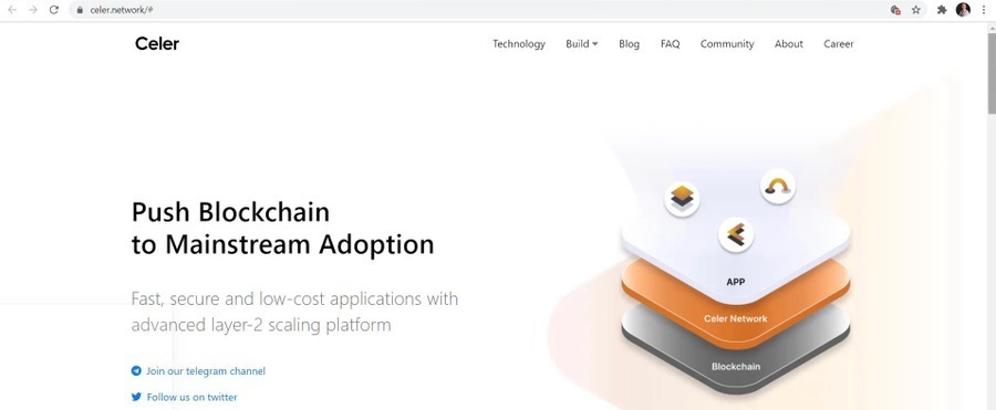 Celer network website