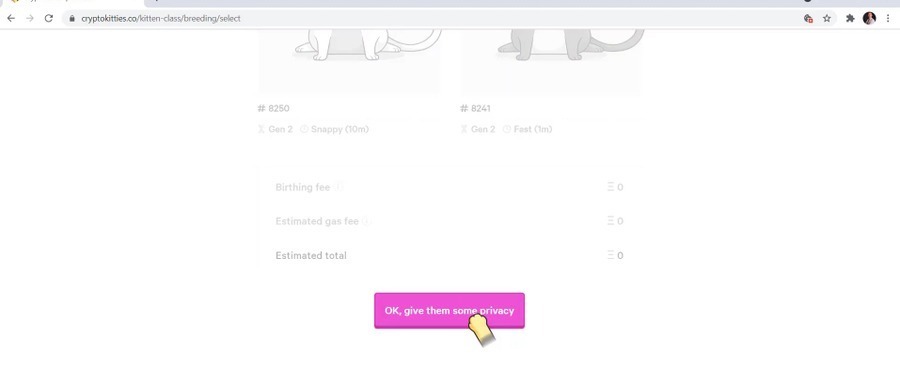 Choose the male and the female kitties then give them some privacy to breed